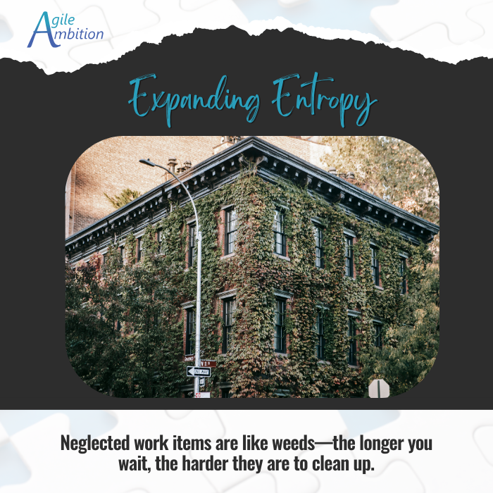 Old brick building covered in overgrown vines.